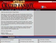 Tablet Screenshot of crazedfanboy.com
